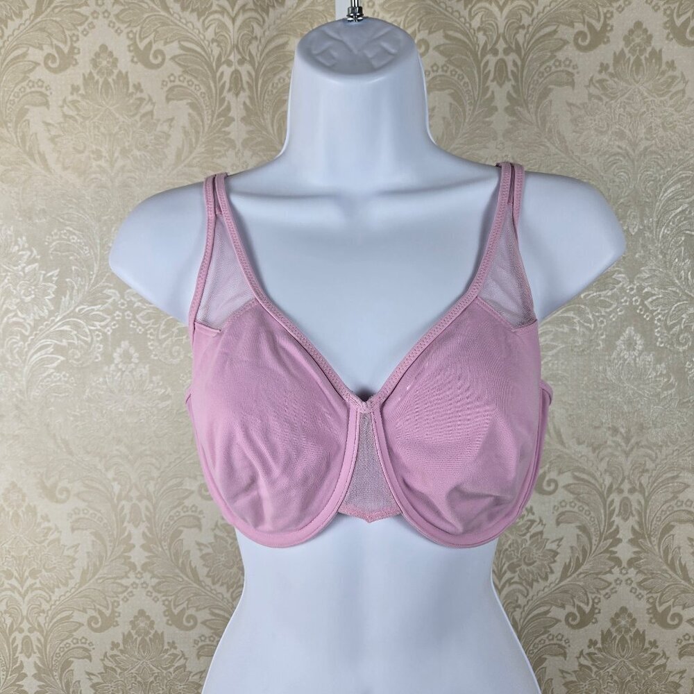Body By Wacoal #65115 36DD Light Pink Seamless Underwire Bra Adjustable Straps